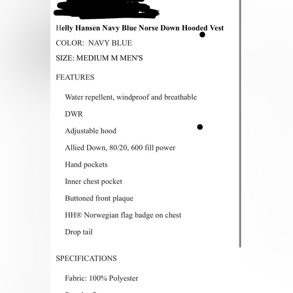 Helly Hansen Vest - Picture 9 of 9